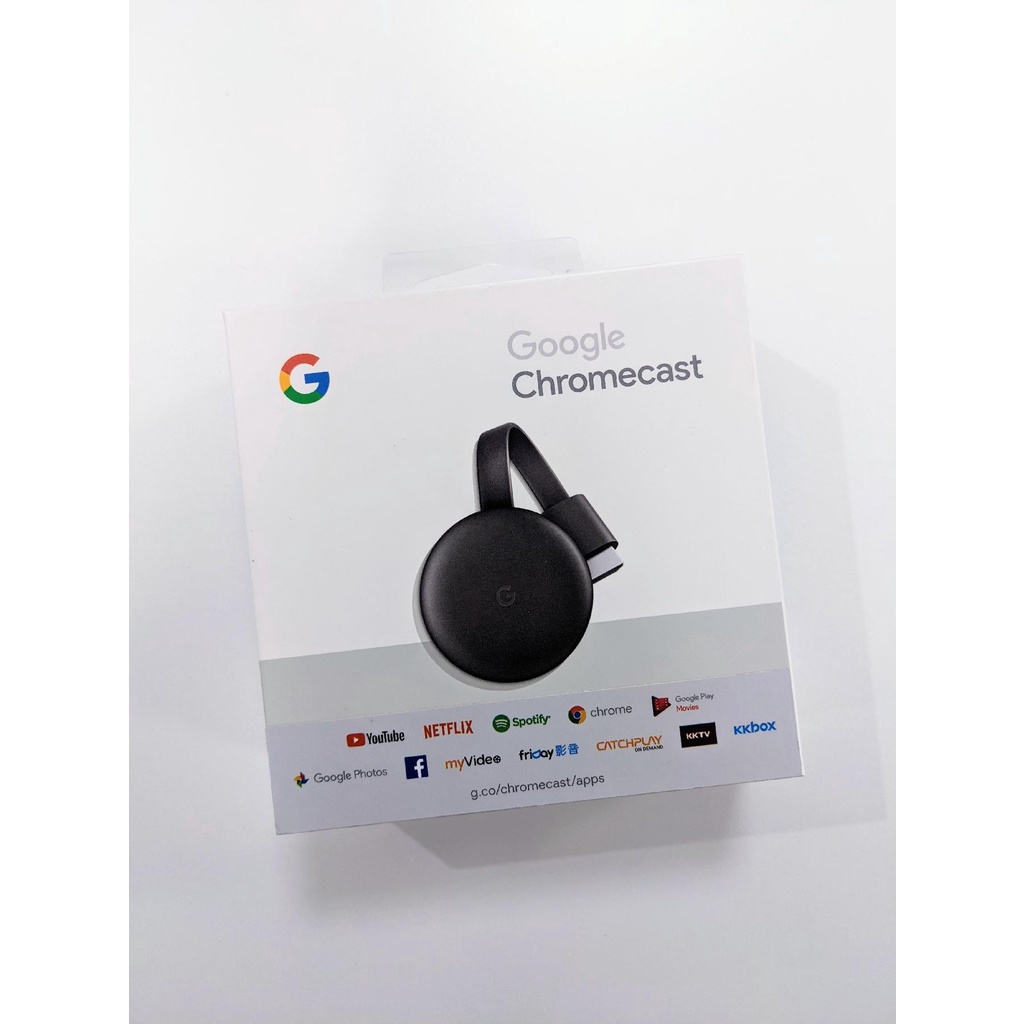 全新 Google Chromecast 3代 WiFi 黑 智慧電視棒 無線投屏