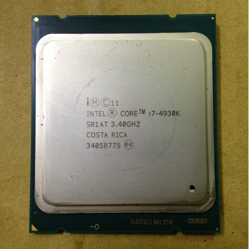 Intel i7 4930K LGA2011 腳位 / i7 5820K LGA2011- 3 V3 腳位