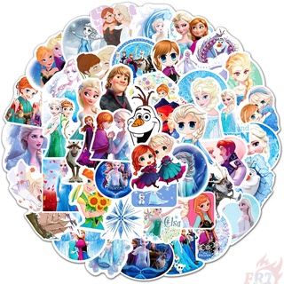 100 個 / 套 ❉ 冰雪奇緣 -C 迪士尼公主: Anna & Elsa 貼紙 ❉ Diy 時尚行李筆記本電腦滑板貼