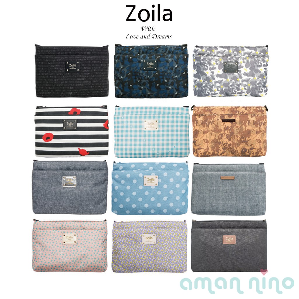 Zoila雙層斜背包（11色輕巧選擇）【台灣總代理公司貨】【愛兒悅婦幼生活館】