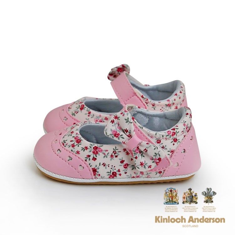 金安德森 KA 童鞋 13-14.5cm ORAIA系列 第一階段學步鞋 軟底 可愛碎花布 寶寶學步鞋