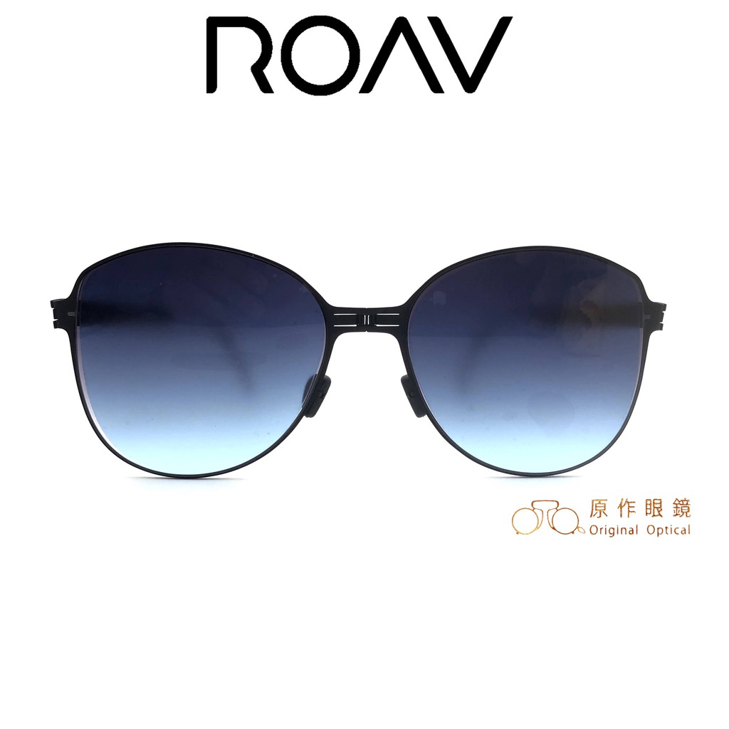 ROAV 折疊太陽眼鏡 Keys SS008 (黑) 漸層灰 OVERSIZE系列【原作眼鏡】