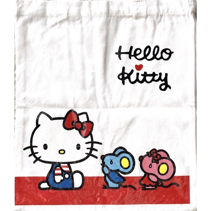 免運！Hello Kitty 帆布袋 收納袋 肩背帶 手提袋 托特包 肩背包 手提包 凱蒂貓 桂格