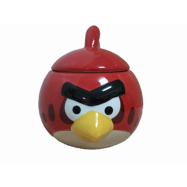 Murphy'►家樂福HOLD住 憤怒鳥-Angry Birds-造型付蓋馬克杯 全新單賣紅鳥