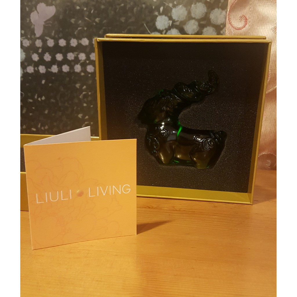 琉璃工房  LIULI LIVING  吉羊吉祥步步高 狀況如圖