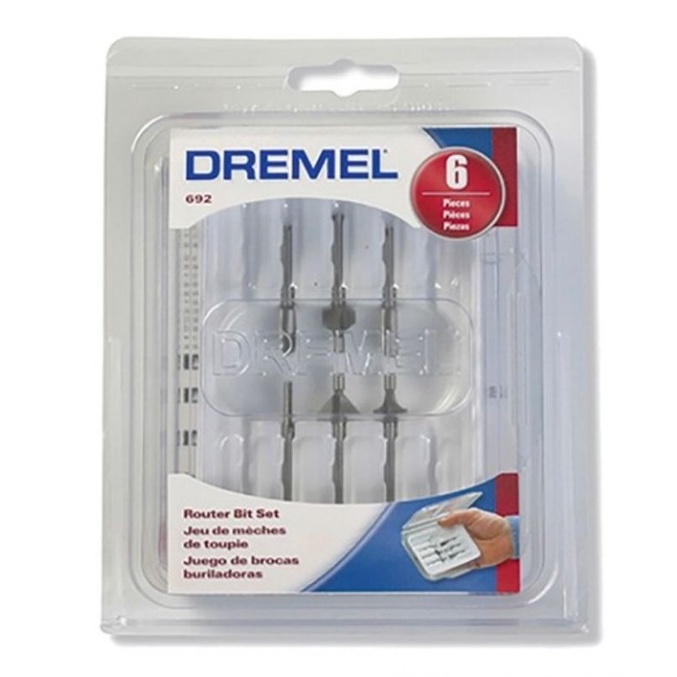 Dremel精美#692修邊刀套裝組#6件組#送Bosch工具D扣,送完為止