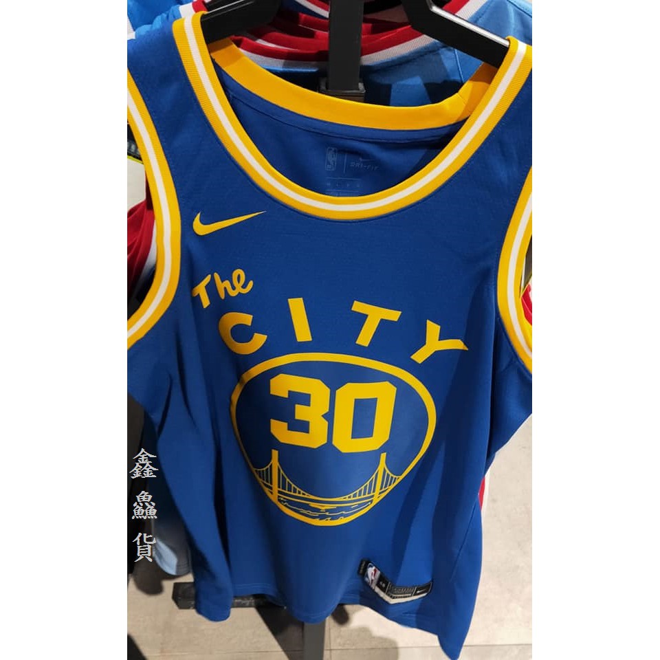 2021 四月 NIKE NBA THE CITY 勇士 CURRY 復古 球衣 金州大橋 叮噹車 CN1024-497