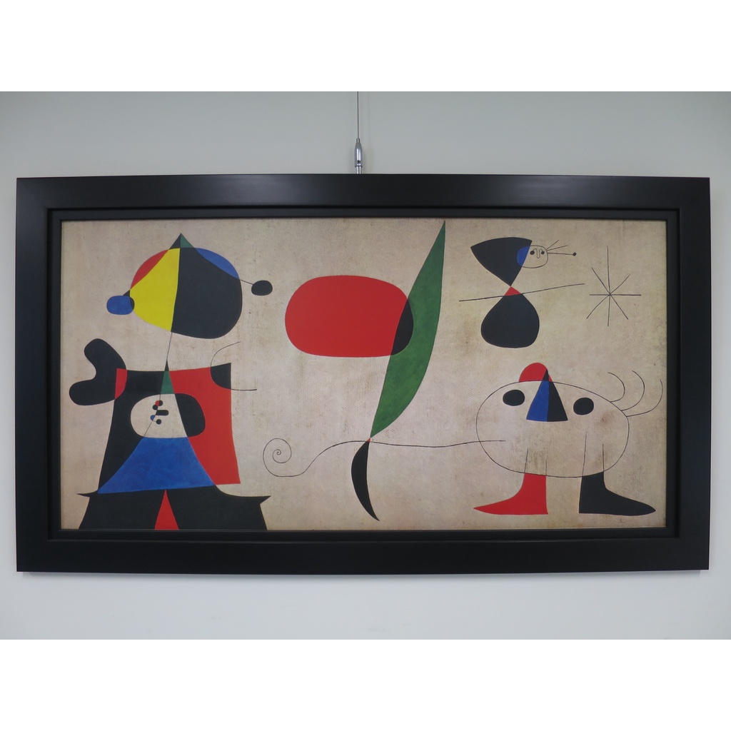 米羅Joan  Miro...小丑與狗（海報）