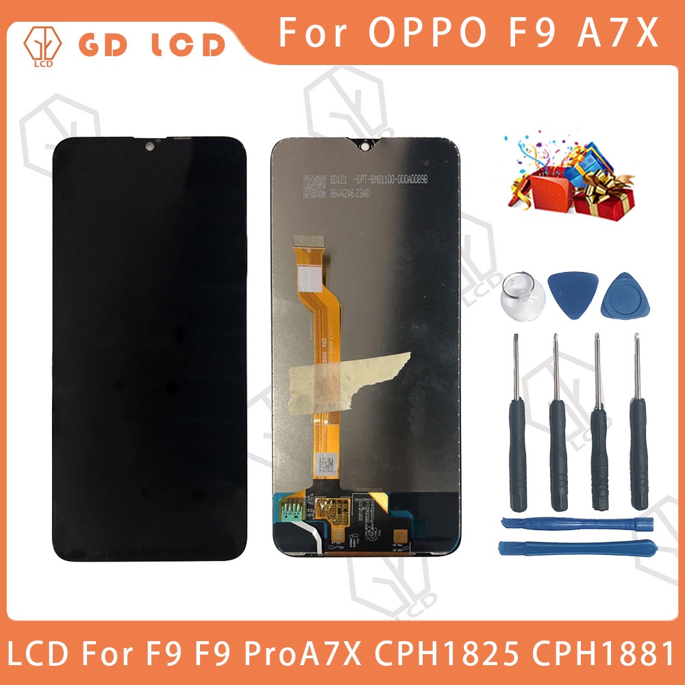 適用於OPPO F9 F9 Pro A7X CPH1825 CPH1881 F9 LCD顯示數字化組件