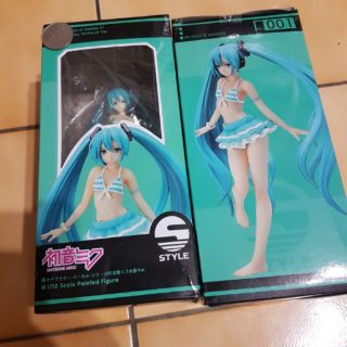 港版 初音未來 泳裝 公仔 模型 玩具