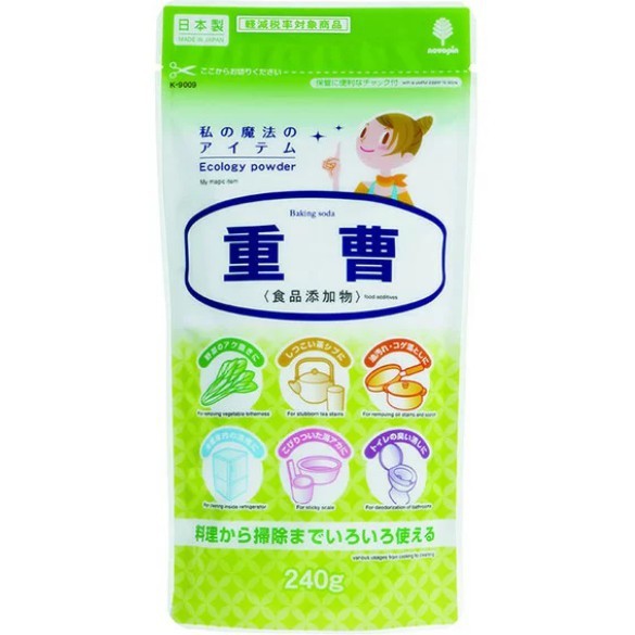 日本製紀陽baking Doda重曹小蘇打 食品可用清潔劑240g 蝦皮購物
