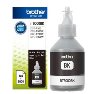 Brother BT6000BK黑色墨水T系列專用(適用DCP-T300,DCP-T500W,MFC-T800W