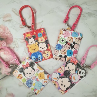 【出清】F4 行李吊牌 迪士尼 正版授權 Tsumtsum 大集合 行李箱吊牌 揹包吊飾 ID卡套 【福德生活百貨】
