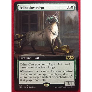 [Lucky] 🌸魔法風雲會 MTG🌸 核心系列2021(M21) 靈貓君王 Feline Sovereign