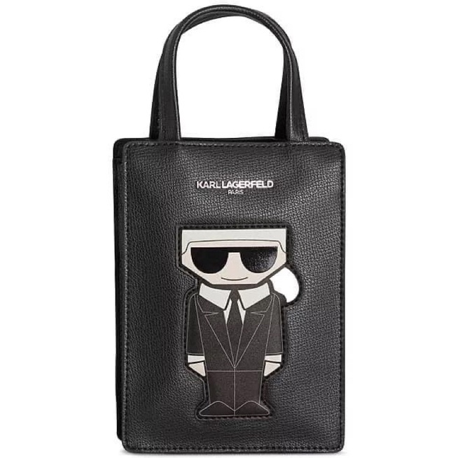 歐美 🇺🇸 正品 Karl Lagerfeld 卡爾老佛爺 卡爾 熱賣款 經典 老佛爺 琴譜包 手機包 側背包 手提包
