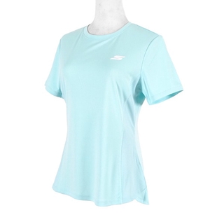 Skechers Shirts 女 T恤 短袖 棉質 舒適 吸溼 排汗 透氣 水藍 [P221W001-00ZW]