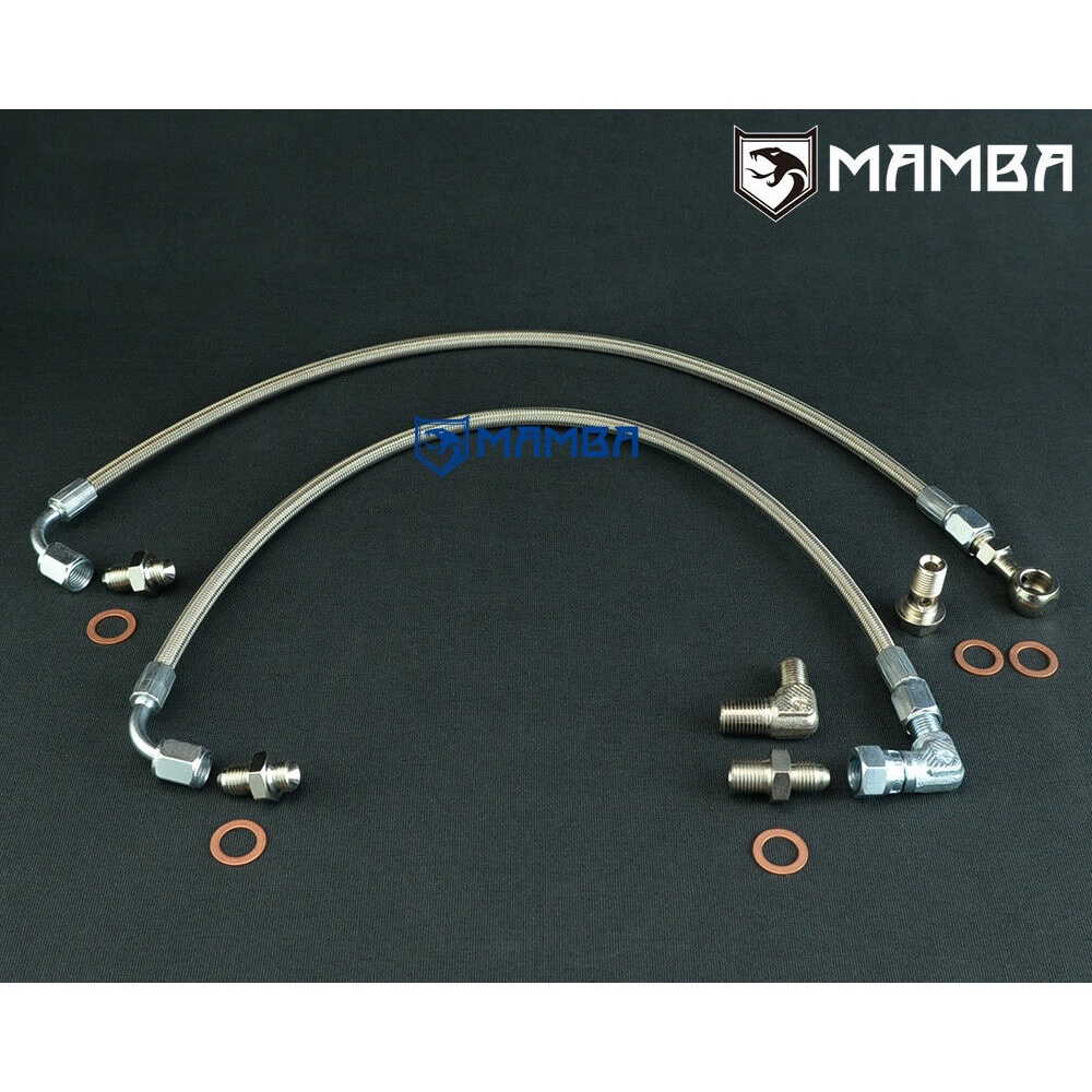 Turbo Oil Feed Line For Nissan 300ZX Z32 Ball Bearing