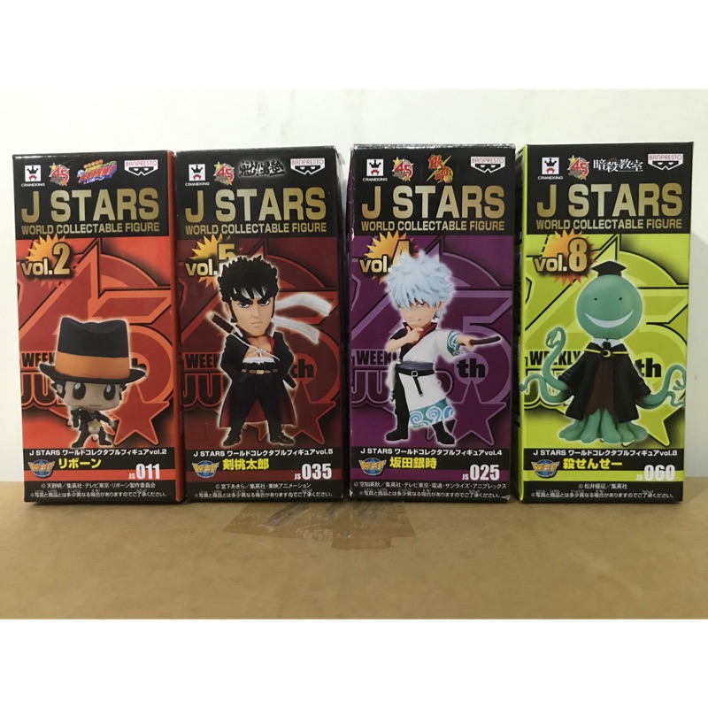 J Stars Jump Wcf 里包恩劍桃太郎銀魂坂田銀時暗殺教室殺老師 蝦皮購物