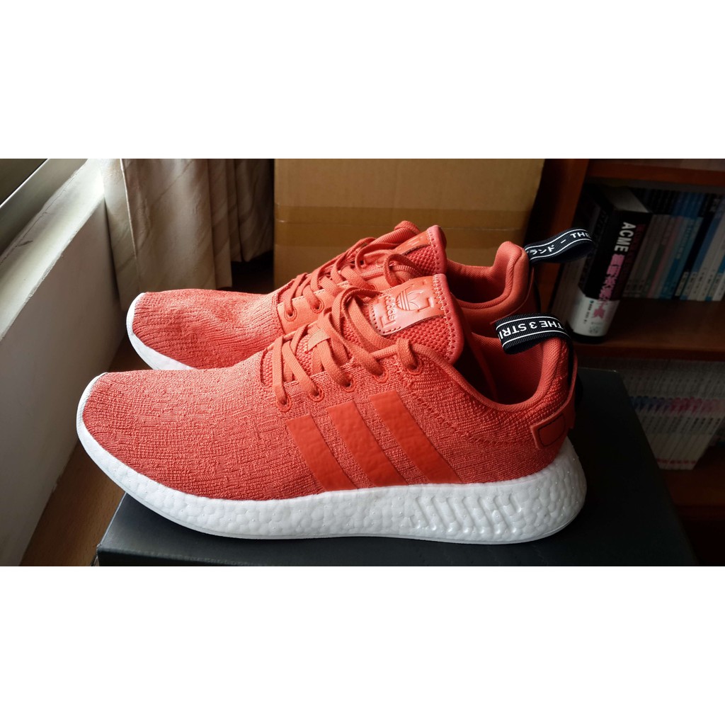 全新 adidas NMD R2 橘 US9.5