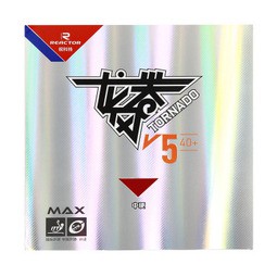 桌球孤鷹 桌球膠皮 銳科特 龍捲風v5 (紅黑-中硬)  銳科特V5 40+最新套膠到貨 便宜好用!