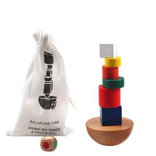 益智木製積木玩具 / 布袋 幼兒 半球平衡積木 現貨 幼兒玩具 商檢合格 兒童 平衡訓練 玩具