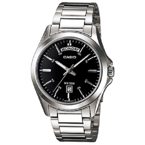 Casio 卡西歐 MTP-1370D-1A1 黑色指針錶 - 石英腕錶