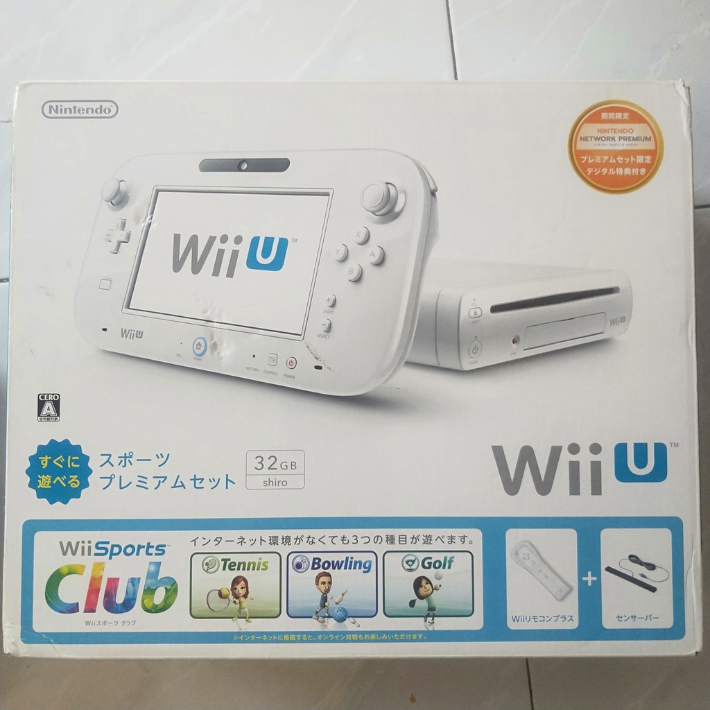二手良品 任天堂wii U日版原廠主機 Gamepad控制器 可支援wii遊戲 蝦皮購物