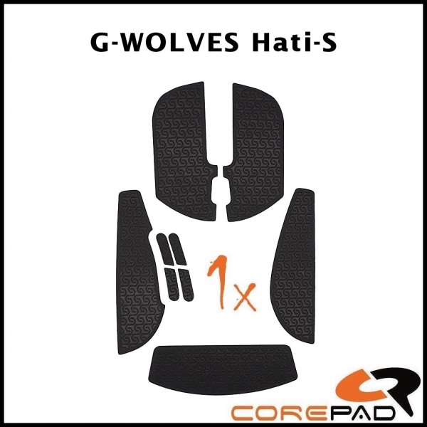 德國 Corepad｜ G-Wolves Hati-S Mini Wireless ｜滑鼠防滑貼 防手汗 快速出貨