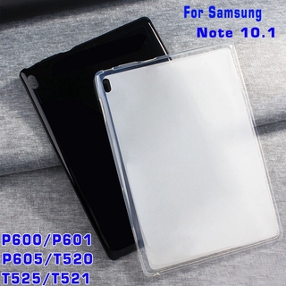 SAMSUNG 適用於三星 Tab Note 10.1 SM-P601 P600 P605 TPU 軟蓋適用於 Gala