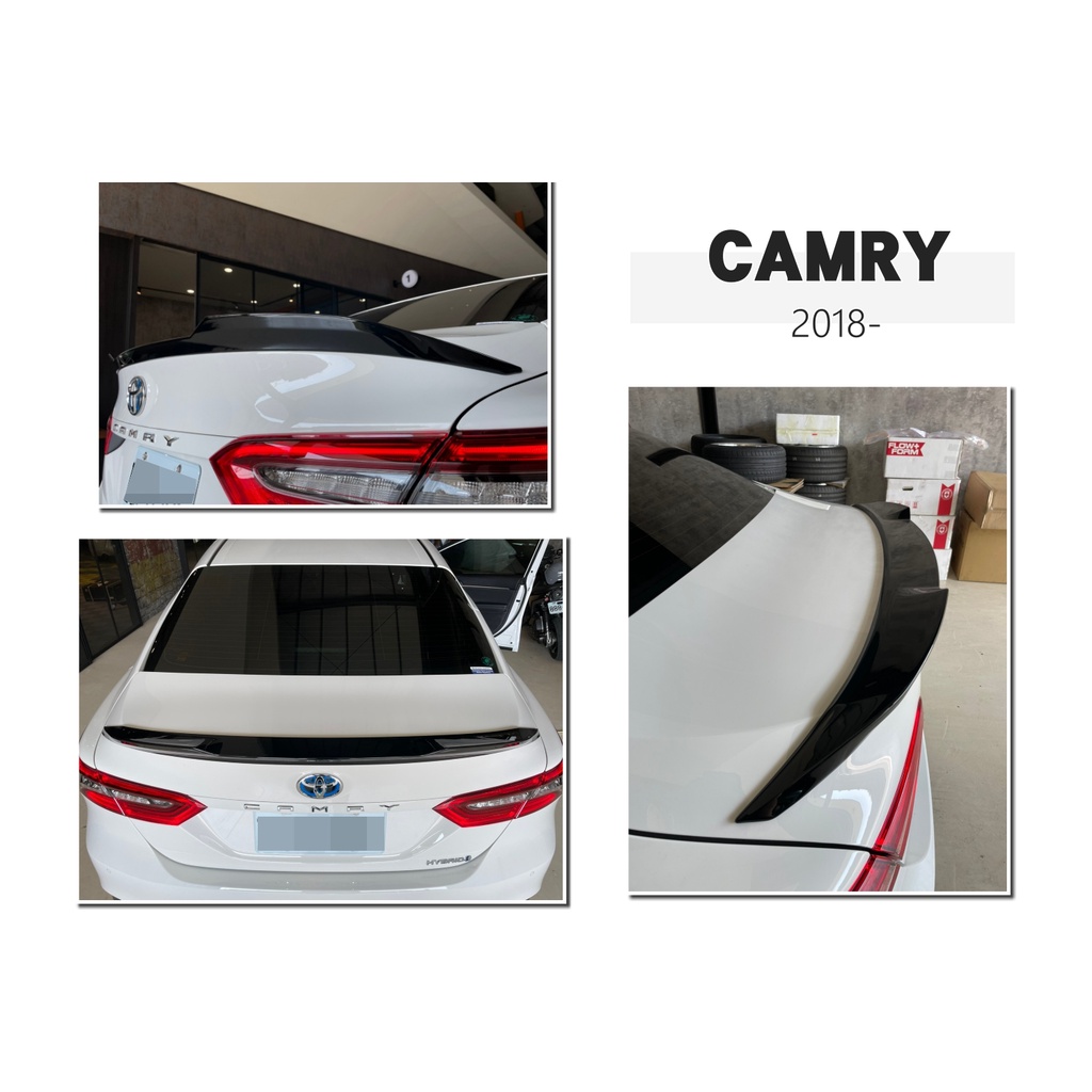 小傑車燈精品--全新 CAMRY 2018 2019 18 19年 8代 專用 美規 TRD 尾翼 含烤漆