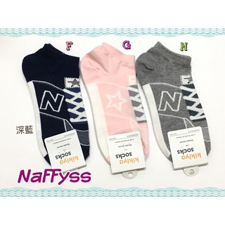 Naffyss✿ 韓國正品 基本款運動風綁帶球鞋條紋星星字母造型成人女襪子