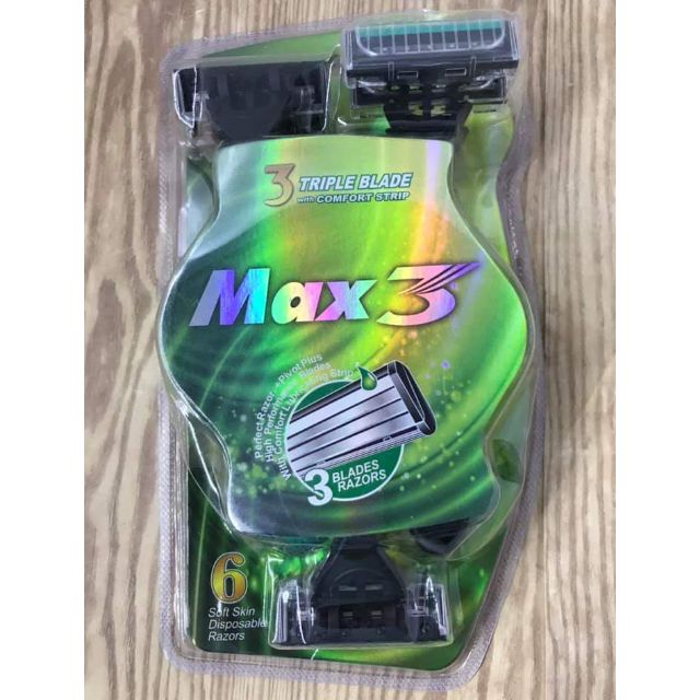 MAX3刮鬍刀6入-新