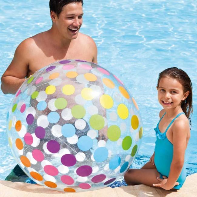 INTEX 42吋 大沙灘球 海灘球 充氣球 大球 (充氣後直徑約70cm) 59065