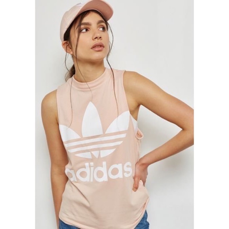 Adidas originals 女款背心 粉紅 淡粉 CE5583 愛迪達 女裝 削肩背心 挖背