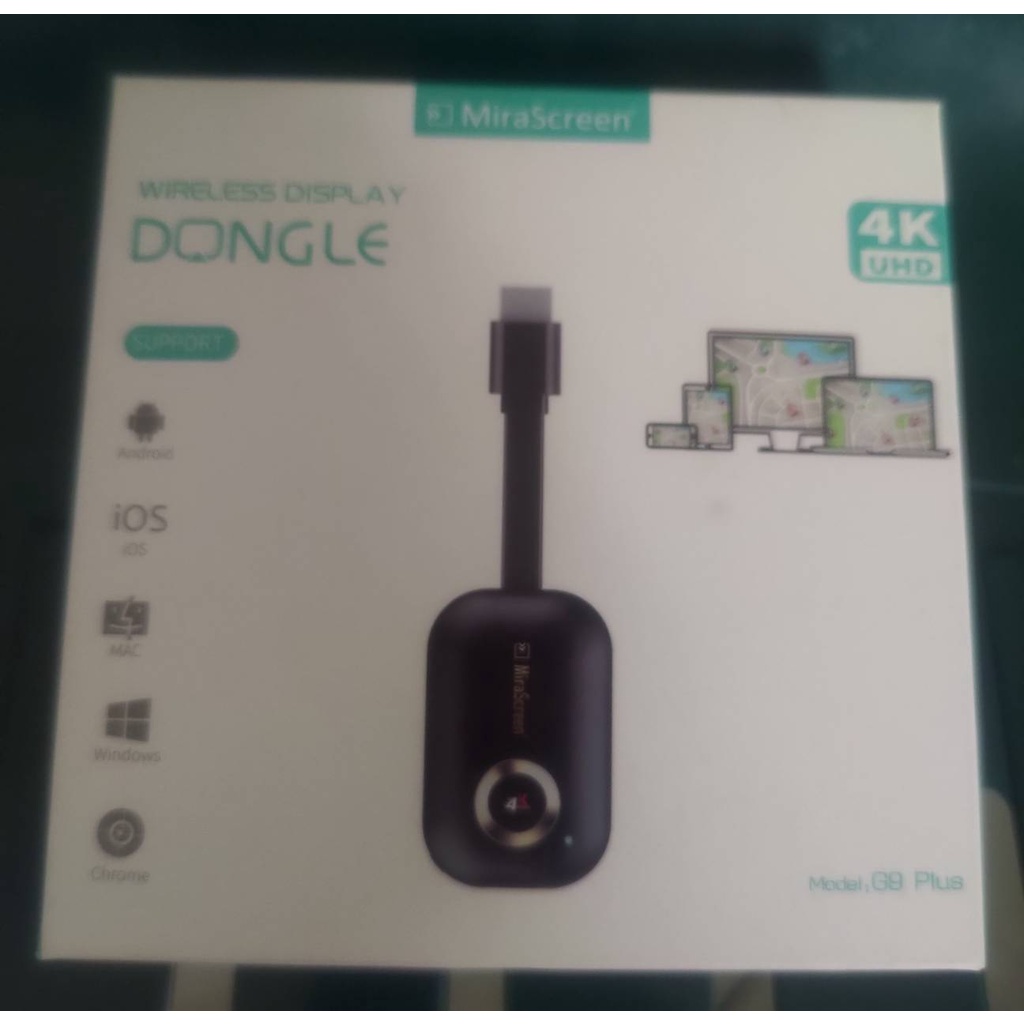 【DONGLE】G9 PLUS 4K WiFi同屏器 手機無線HDMI投影 4k高清無線電視棒同屏器