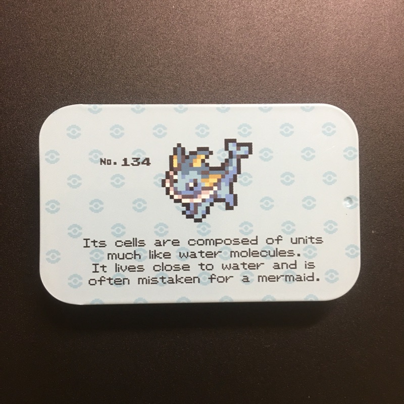 Pokemon 神奇寶貝 寶可夢 ptcg tcg 鐵盒 水伊布 水精靈 可放傷害指示物 卡片