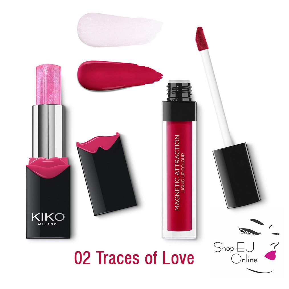 Bag Kiko 無色唇彩 + Kiko 無色潤唇膏 - 組合 2 Kiko 磁吸完美唇膏套裝