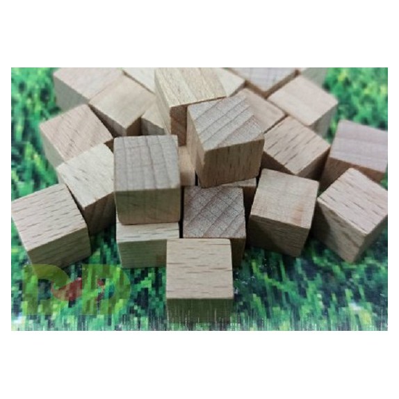 小荳荳 桌遊 配件 原木方塊 1 - 3 公分(商品金額滿百元才出貨)