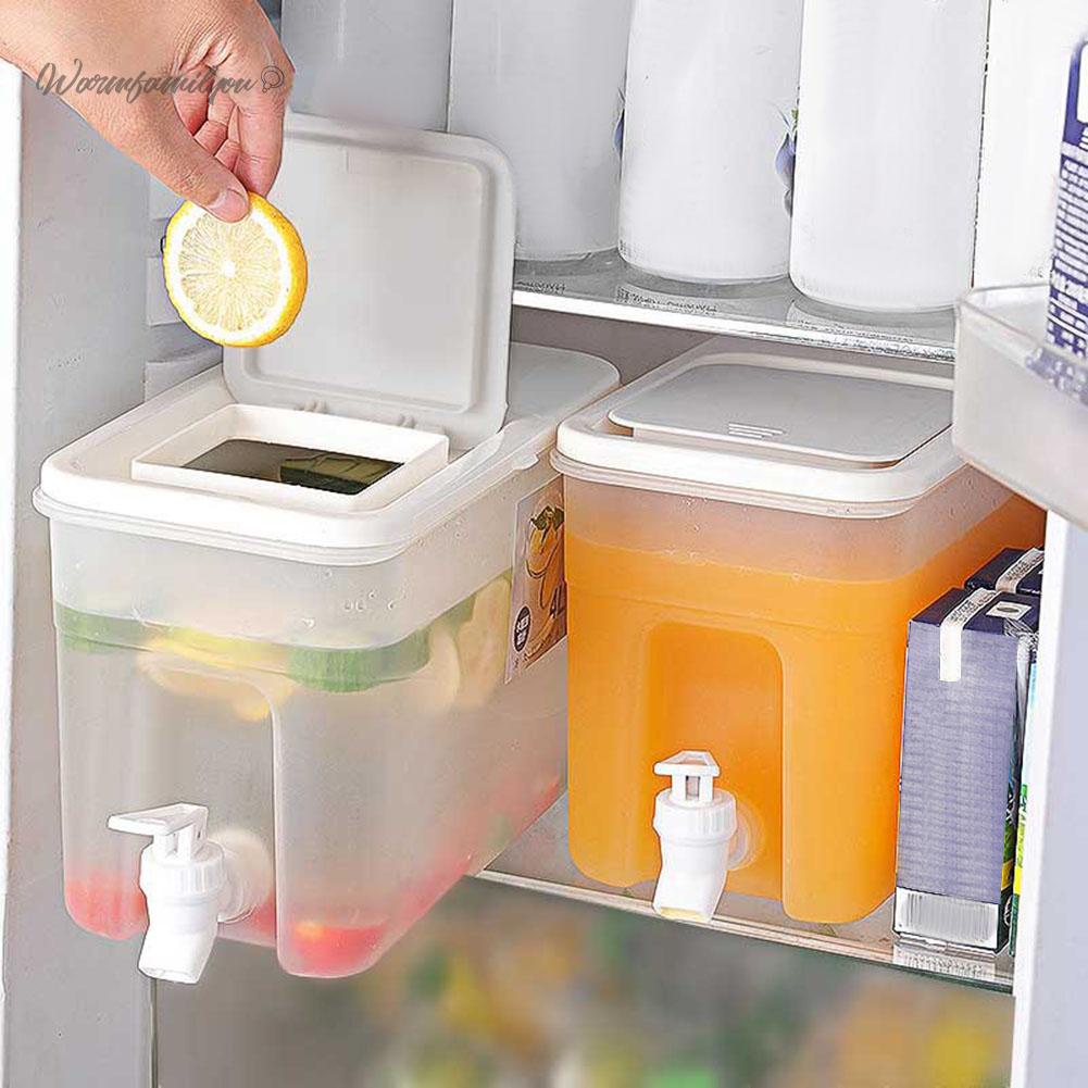 WF-4L冰箱冷水壺帶龍頭檸檬水水果茶冷水壺 放冰箱泡水果飲料 4昇