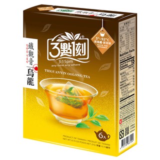 【3點1刻】鐵觀音烏龍茶 (6入/盒)