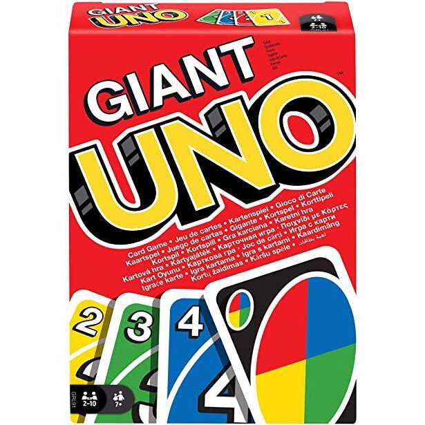 &lt;快 樂 小 巫 正版桌遊 &gt;巨型Uno遊戲卡Giant Uno Giant 美泰兒 正版