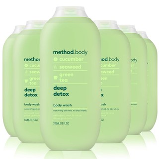 Method 美則 感官沐浴乳-深層淨化532ml x6