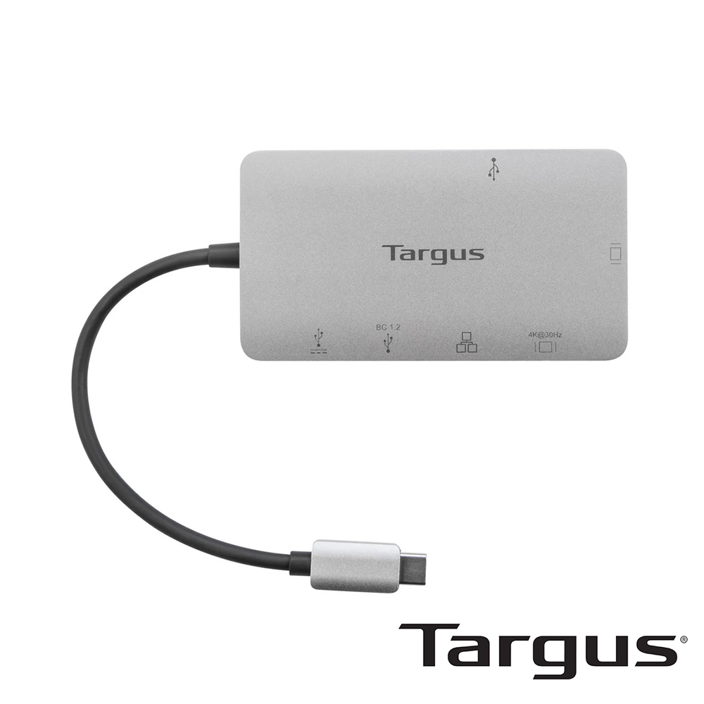 Targus USB-C 4K HDMI/VGA 100W DOCK 多功能擴充埠(DOCK419)-雙螢幕/網路線