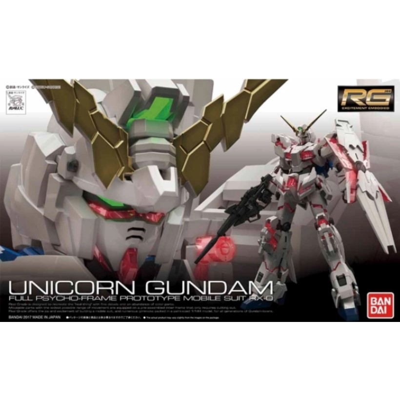 BANDAI RG 1/144 025 Unicorn Gundam 獨角獸鋼彈 RX-0 毀滅模式 獨角獸模式 東海