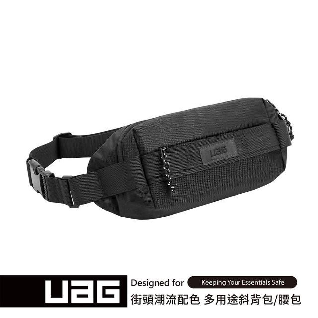 【UAG】潮流斜背包-黑(側背包、單肩包、腰包、隨行包
