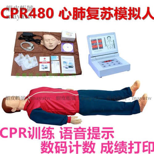 (MD-B_0477)醫院急救人模擬高級全自動電腦心肺復甦模擬人CPR480急救訓練人