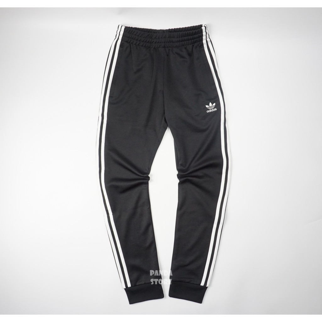 胖達）ADIDAS ORIGINALS Pants 三線 運動長褲  束口褲 縮口 CW1275 黑 男