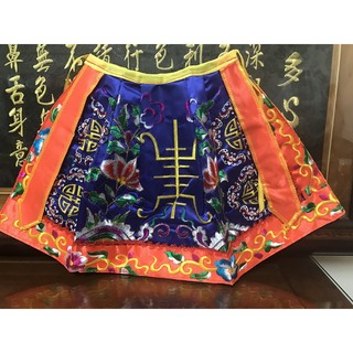 【靜福緣】精緻繡工『平繡土地公壽衣』神明衣 土地公衣 土地公壽衣 神明衣 福德正神神衣