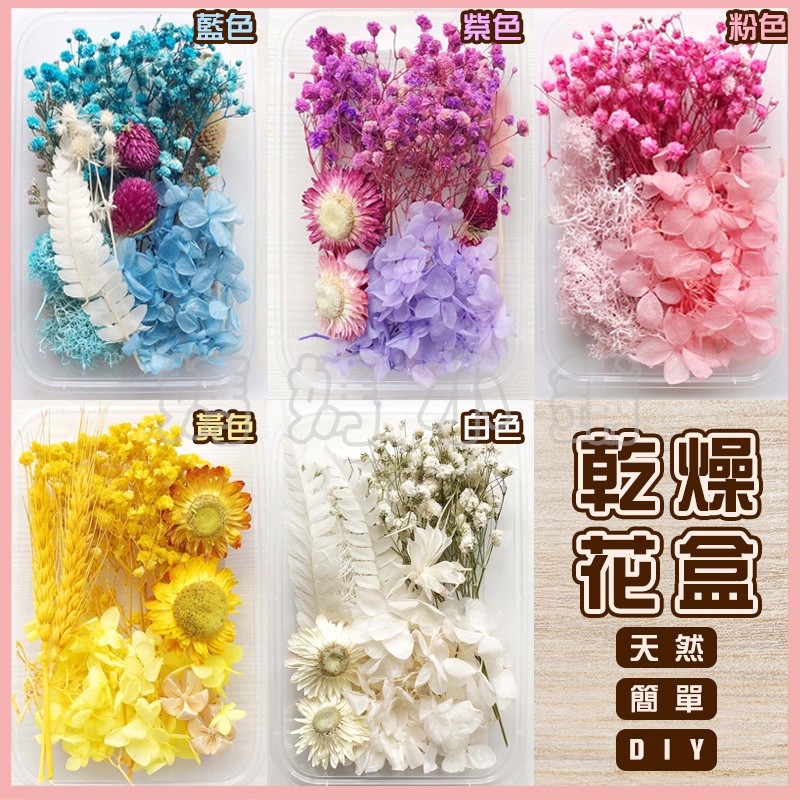 【多款選擇】乾燥花 DIY材料包 乾燥花盒 花材 花藝材料包 永生花 花藝 手作 花材工具 乾燥花 不凋花 乾花 拍照