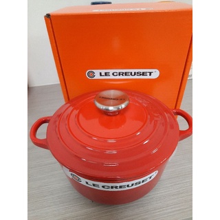 全新le creuset 鑄鐵鍋 18cm/1.8L 法國製